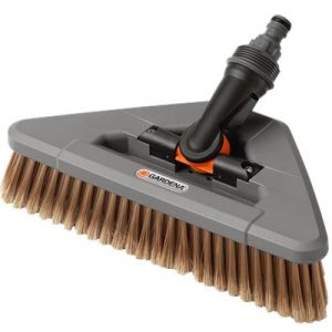 SPAZZOLONE GARDENA SNODATO A SETOLE MORBIDE-0
